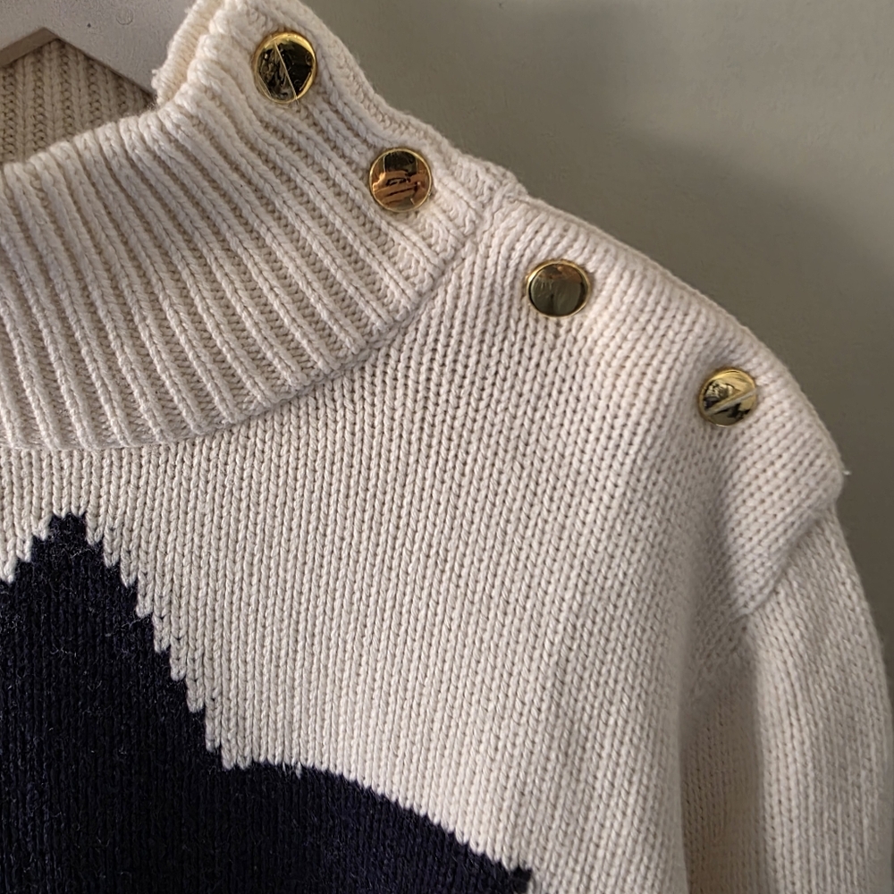 NWOT Kate Spade New York L Celestial Star Eclectic Cozy Cottagecore Knit Sweater - Picture 9 of 16